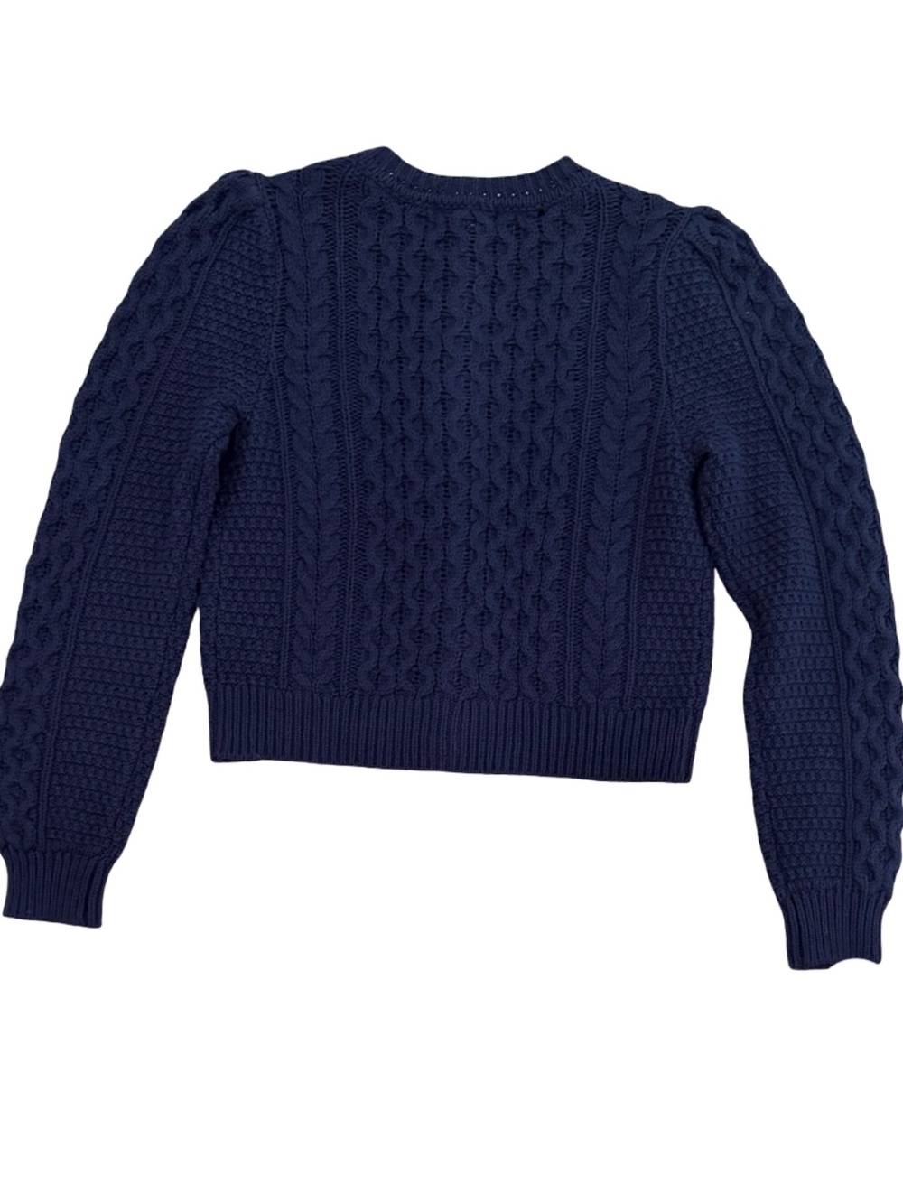 NWT Caroline Constas Cable Knit Jeweled Cardigan - Picture 6 of 7